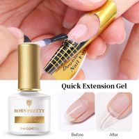 BORN PRETTY Quick Extension Nail Gel 7ml Nail Tips Finger Extension Glue Nail Art UV Nail Gel Polish For Acrylic UV Gel Tips