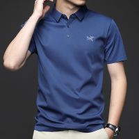 ◄ Arcteryx เสื้อยืดเกรดสูงสำหรับผู้ชายไหมหม่อนใหม่เสื้อโปโลแขนสั้นของแท้บางลำลองฤดูร้อนเสื้อโปโลด้านบนซักและสวมเสื้อโค้ท