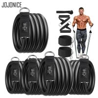 【DT】hot！ 250 Ibs Resistance Bands Adjustable Exercise Workout with Wide Handles Door Clasp Ankle Straps latex