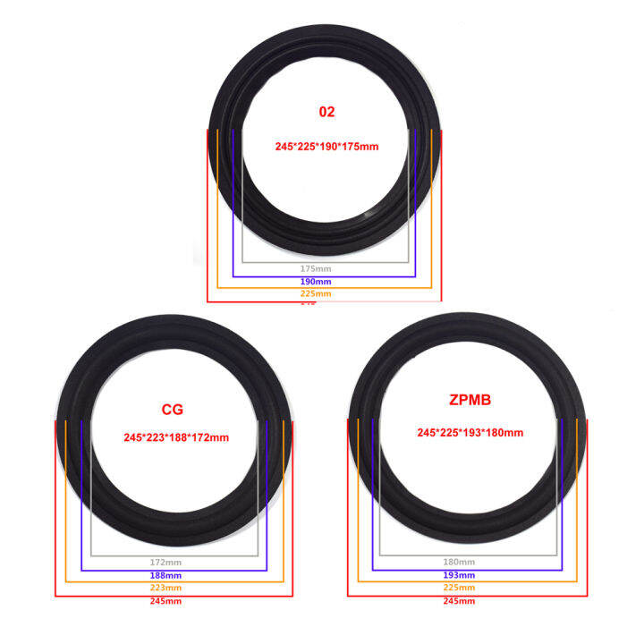 nethra-eye-care-center-แหวนซับวูฟเฟอร์พับได้สำหรับซ่อมขอบโฟมล้อมรอบลำโพง10นิ้วอุปกรณ์เสริมสำหรับซ่อมช่วงล่างแบบทำมือ
