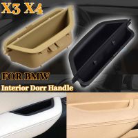 Car Left Right Interior Door Handle Inner Door Panel Handle Pull Trim Cover For BMW X3 X4 F25 F26 2011-2016 Black Beige