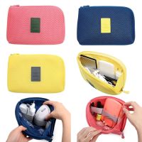 Digital Storage Bag USB Data Cable Organizer Earphone Wire Bag Pen Power Bank Travel Kit Case Pouch Electronics Accessories Wires Leads Adapters