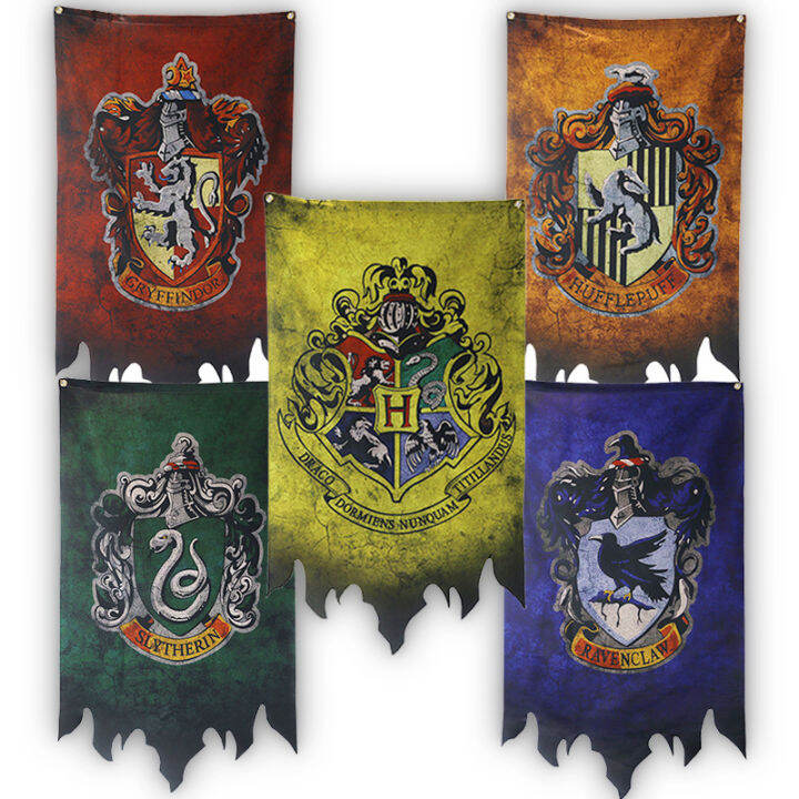 70*120cm Harry Potter Flag Bar KTV Theme Decoration Potter Bunting Room ...