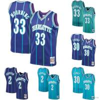 เสื้อกีฬาแขนกุด ลายทีม NBA Charlotte Hornets Mourning Curry Ball พลัสไซซ์ สไตล์คลาสสิก