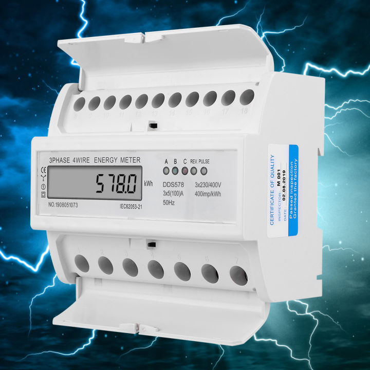 watt-meter-มิเตอร์วัดพลังงานการใช้พลังงานต่ำ-4-สาย-สำหรับอุปกรณ์อิเล็กทรอนิกส์