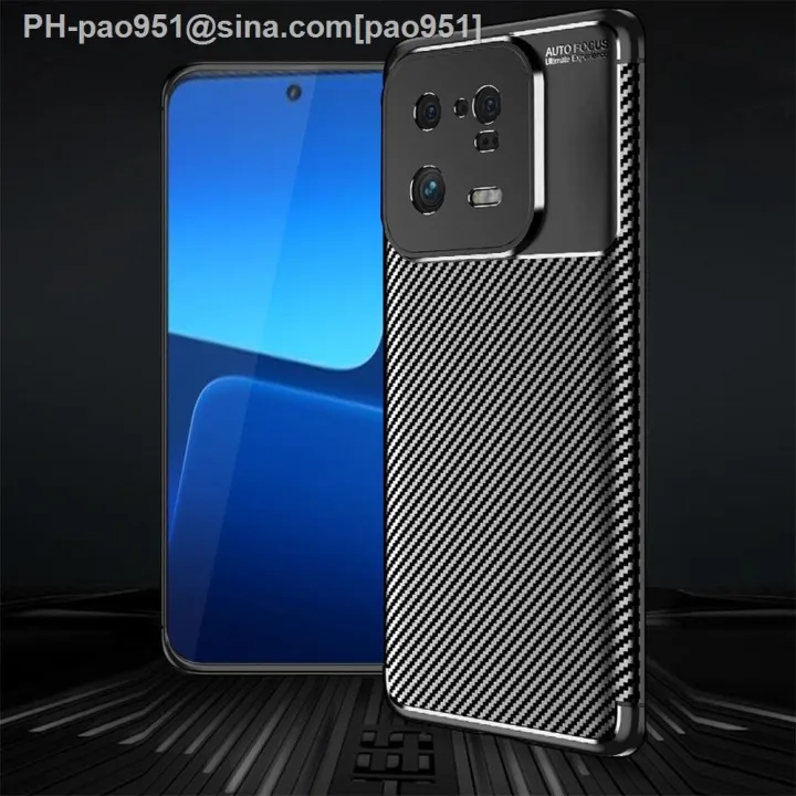 for-xiaomi-13-pro-case-carbon-fiber-shockproof-coque-xiomi-mi13-mi-13-pro-13pro-5g-soft-silicone-rubber-anti-knock-armor-cover