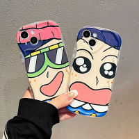 เคสโทรศัพท์รูปการ์ตูนใช้ได้กับ IPhone14 13 12 11 Pro Max X XS ฝาหลัง TPU นุ่มกันกระแทกที่ราบรื่น