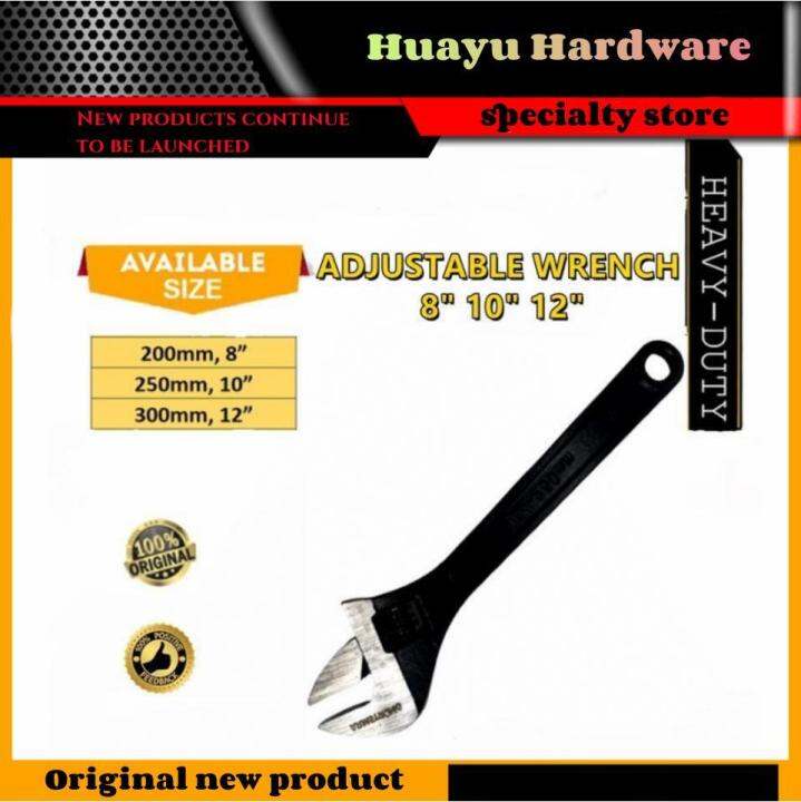 ARMSTRONG Adjustable Wrench Spanner 8" ,10" ,12" Heavy Duty Tools Steel