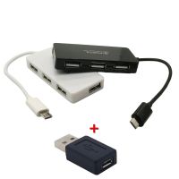 Micro USB HUB OTG 4-Port Hub Adapter USB 2.0 Splitter For Samsung Galaxy S3/S4/NOTE2/NOTE3 Phone USB Hubs