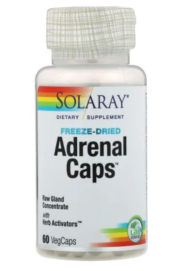 Solaray, Adrenal Caps, 60 VegCaps | Lazada.co.th