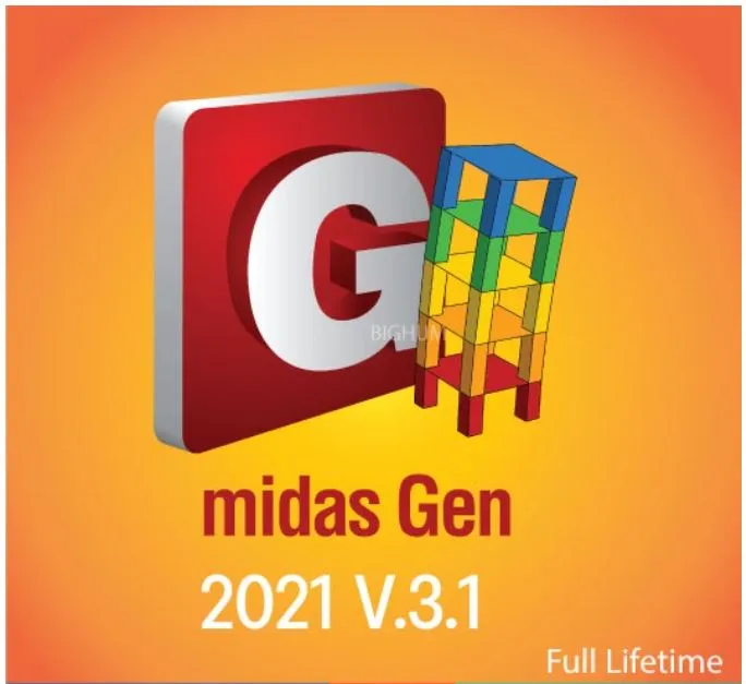 midas Gen 2021 V 3.1 Full โปรแกรมออกแบบและวิเคราะห์โครงสร้าง Lazada.co.th