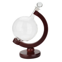 Whiskey Decanter Antique Ship Whiskey Dispenser For Liquor Bourbon Vodka Wine Glass Decanter Globe with Wood Stand