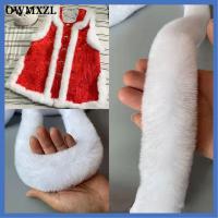 OWMXZL งานฝีมือ DIY เย็บ ขนปุย ขนกระต่ายเทียม เทปขน 100 ซม. ริบบิ้นขนยาว