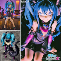 Figure ฟิกเกอร์ จากการ์ตูนเรื่อง Vocaloid Project Diva โวคาลอยด์ โปรเจกต์ดีวา Hatsune Miku Villain ฮัตสึเนะ มิกุ ฮัท สึ เนะ มิคุ วายร้าย Noodle Stopper ปีศาจสาว นางฟ้าโวคัลลอยด์ ไอดอลสาวสุดป๊อป Ver Anime Hobby โมเดล ตุ๊กตา อนิเมะ การ์ตูน มังงะ ของขวัญ