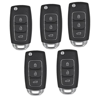 Wire Remote Key Car Remote Control Key Fob 3 Buttons for Hyundai Type for VVDI Key Tool 5Pcs/Lot for Xhorse XKHY05EN