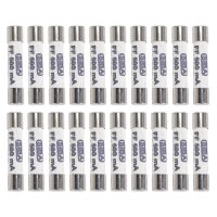 10X 1000V 500MA 6.3 x 32mm White Ceramic Fuse for Multimeter