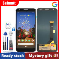 Salmatt AMOLED LCD ของแท้สำหรับ Google Pixel 3A สัมผัสหน้าจอ LCD หน้าจอดิจิตอล G020A G020E G020B สำหรับ3A Google Pixel