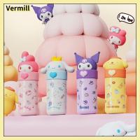 VERMILL แบบพกพาได้ เหล็กไร้สนิม จุได้มาก สาวน่ารักๆ ขวดสูญญากาศขวด ขวดน้ำน้ำ ถ้วยถ้วยน้ำ แก้วเก็บความร้อน350มล.