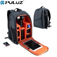 ☊ PULUZ Outdoor Portable Waterproof Scratch-Proof Dual Shoulders Backpack Camera Bag Digital DSLR Photo Video Bags Laptop Backpack