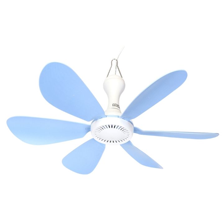 AC 220V 20W 6 Leaves One Speed 16.5" Ceiling Fan mini Fan Dormitory Hanging fan with 1.8m Power Cable On Off Switch