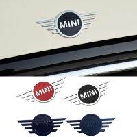 สติกเกอร์หน้ารถโลหะสำหรับโลโก้ Mini Cooper คันทรี่แมนคลับแมน JCW F55 F56 R55 R56 R60 F60อุปกรณ์ตรารถยนต์ด้านหลังรถยนต์