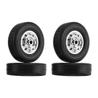 4Pcs Wheel Tire Tyre for D12 1/10 RC Truck Car DIY Upgrade Spare Parts Accessories