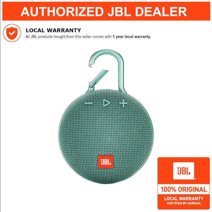 JBL Clip 3 Portable Waterproof Bluetooth Speaker Lazada PH