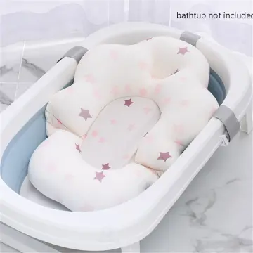 Baby Shower Bath Tub Pillow Pad Non Slip Bathtub Mat Newborn