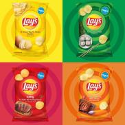 GIÁ KHUYẾN MÃI HẤP DẪN Combo 10 gói Bánh snack khoai tây Lays nhiều vị gói