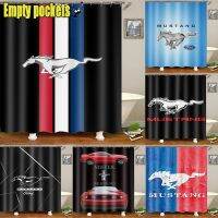 Mustang ford Sign 3D Shower Curtain for Creative Personality Shower Curtain for Bathroom Decor