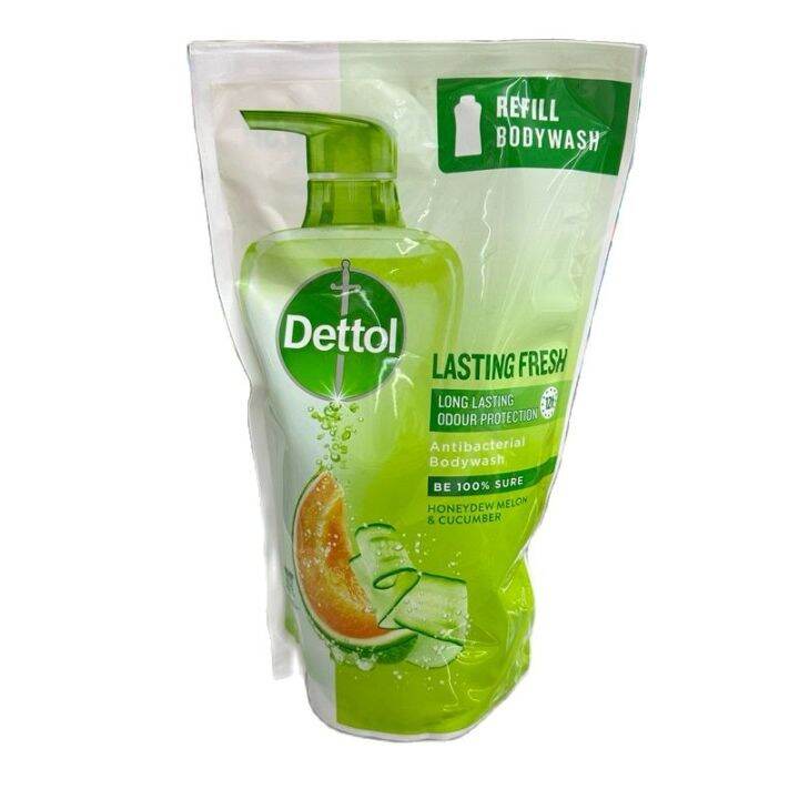 (GOODLIFE) DETTOL BODYWASH REFILL POUCH (HONEYDEW MELON & CUCUMBER