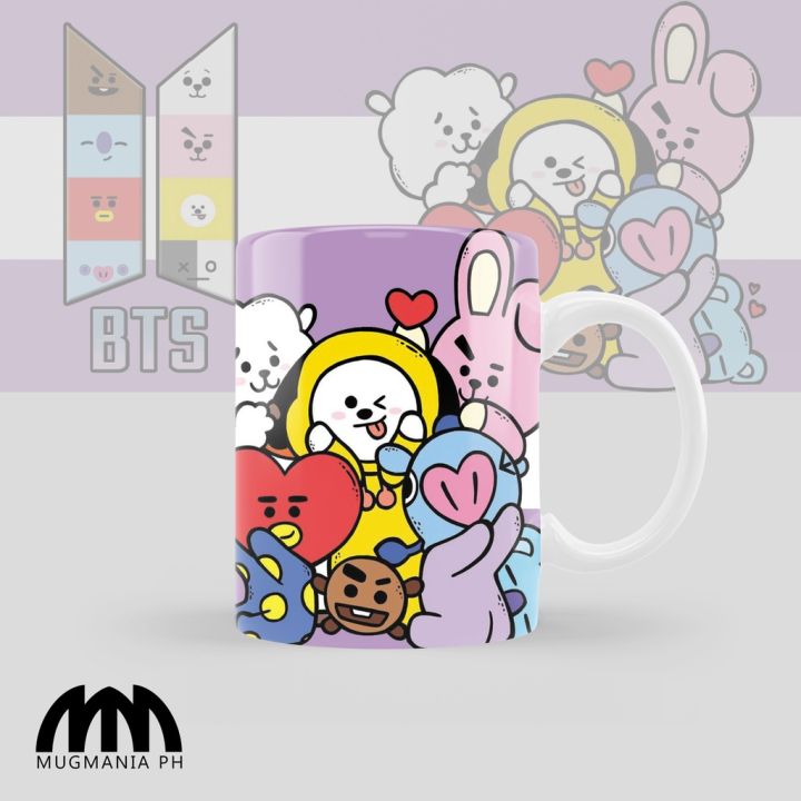 BTS x BT21 Mugs - Mugmania - BTS x BT21 Character - BT21 Character V12 ...