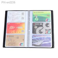 40/120/180/240/300 PU Leather Business Card Holder Case Cards ID Credit Card Holder Book Case Organizer Card Collection Storage