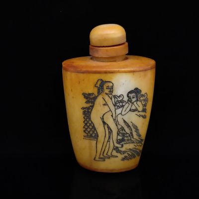 ✵ Exquisite Chinese Hand painting Beautiful woman pattern Snuff Bottle