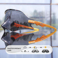 Photochromic ผู้ชายผู้หญิงภูเขาวิบากแว่นตากีฬาขี่จักรยานตกปลาเปลี่ยนสีแว่นตา MTB แว่นกันแดดจักรยานแว่นตา