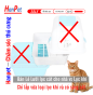 Hanpet - Nhà vệ sinh cho mèo Size lớn có 5 loại  tặng kèm xẻng màu ngẫu thumbnail