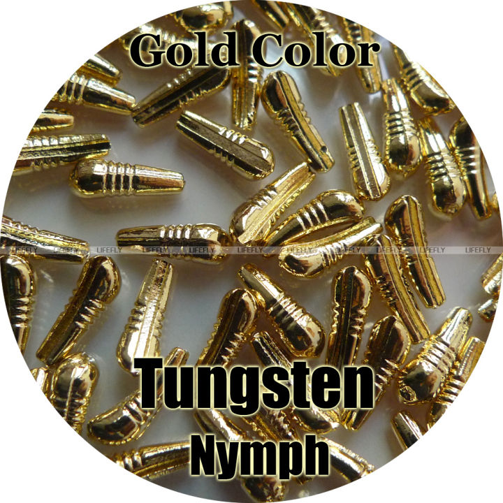 Gold Color 50pcs Tungsten Nymph Body, Fly Tying, Fishing