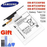 EB-BT230FBE EB-BT239FBU EB-BT239ABE 4000MAh เดิมสำหรับ Galaxy Tab4 7.0 "SM-T230/T231/T235 + เครื่องมือ