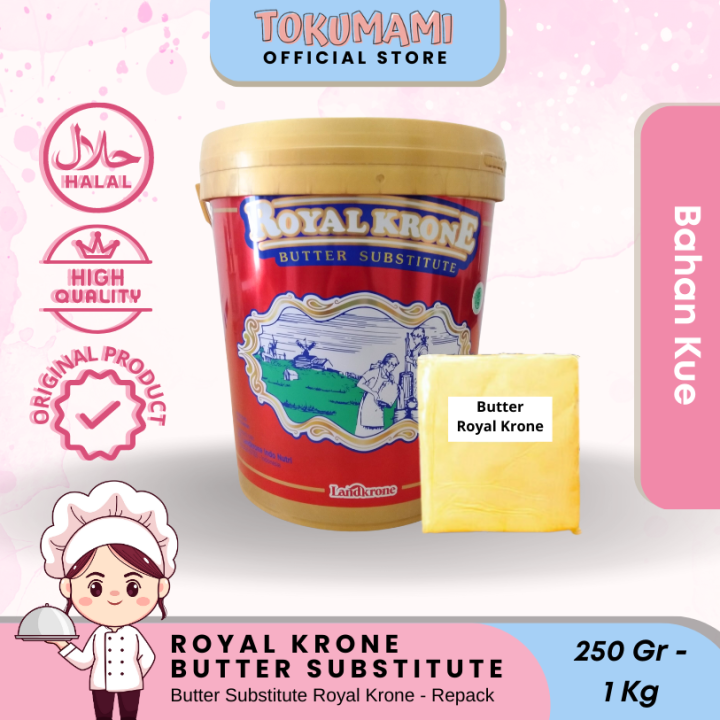 Tokumami Royal Krone Mentega Margarine Butter Substitute Repack 250 Gr 1 Kg Lazada Indonesia 4011
