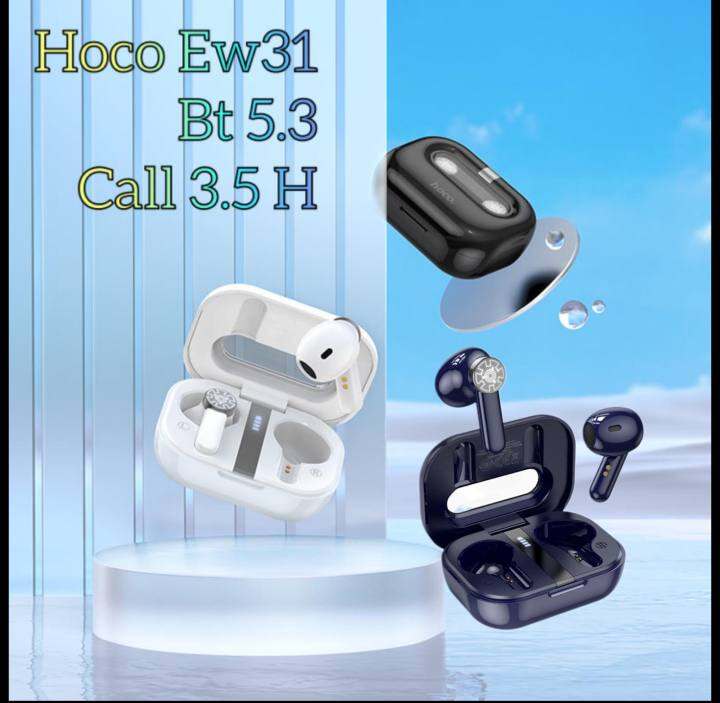 Hoco EW31 Bluetooth 5.3 TWS wireless headset, BT v5.3, 25mAh headset ...