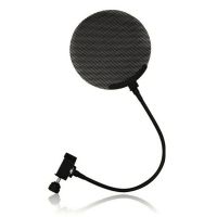 MA019B Acoustic Filter Dual Layered Wind Screen with Enhanced Flexible 360°Gooseneck Clip Recording Wind Screen