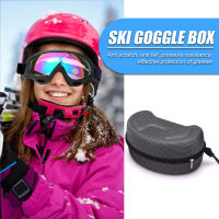 Travel Snowboard Ski Case Outdoor Skiing Sport Ski Glasses Protection EVA Sunglasses Storage Carrying Zipper Holder