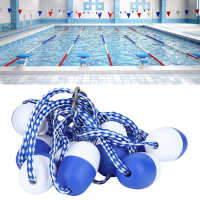 16.4ft Swimming Pool Safety Divider Rope Floating Buoy Line Accessory for Hot Springs Shallow Beaches  Floaties