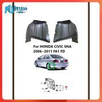 แสดงที่บังโคลนหลังคู่สำหรับ HONDA CIVIC SNA 2006 ~ 2011 FA1 FD ฝาครอบบังโคลนล้อหลัง74591-SNA-A00 74551-SNA-A00