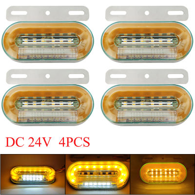 24V LED Side Marker Lights Car External Buid Signal Indicator Lamps Warning Tail Lamp 3 Modes Trailer Truck Lorry