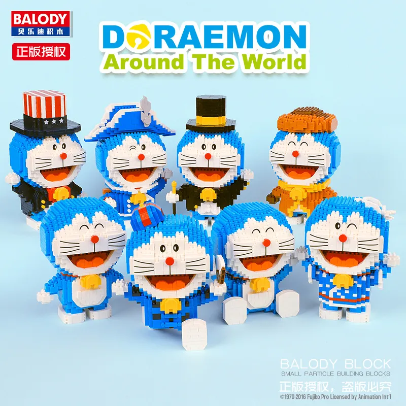 Balody Blocks อะนิเมะรุ่น Happy Doraemon การ์ตูน ญี่ปุ่นอาคารของเล่นสำหรับหญิงนำเสนอ Brinquedos ของขวัญเด็ก16130 16131 16132  16133 16134 16135 16136 16137 | Lazada.Co.Th