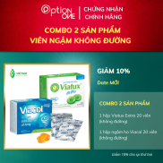 Viên ngậm thảo mộc Viacol & Viatux Extra không đường- Giúp giảm ho