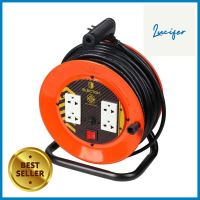 ล้อเก็บสายไฟ 4 ช่อง ELECTON EN1-M31530 3500 วัตต์ 30 เมตร ส้มEXTENSION CORD REEL ELECTON EN1-M31530 3500W 30M ORANGE **ด่วน ของมีจำนวนจำกัด**