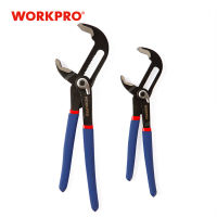 WORKPRO 8 "10" คีมปั๊มน้ำ Quick-Release คีมประปาตรง Jaw Groove Joint Plier Set