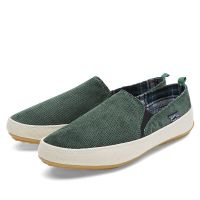 HOT11★ฤดูร้อนผู้ชาย Loafers Classic Slip-Ons รองเท้าสบายๆรองเท้าผ้าใบรองเท้า Breathable ผู้ชายรองเท้าผ้าใบรองเท้าแบนกีฬาเดินรองเท้า